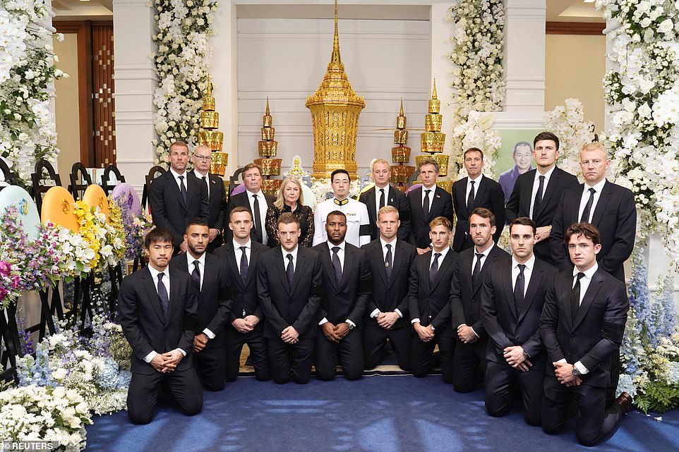 Heartbreaking: Leicester Players Pay Solemn Tribute To Club Owner